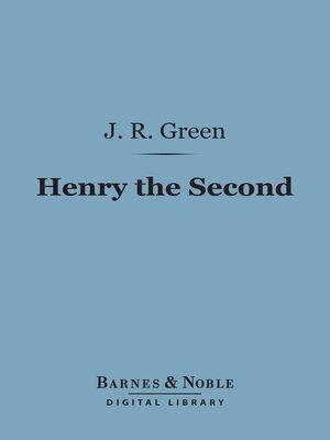 cover image of Henry the Second (Barnes & Noble Digital Library)